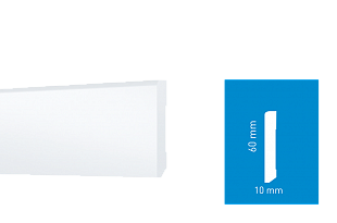 Плинтус Arbiton Stiq S0820 Белый